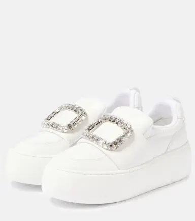 Roger Vivier Viv' Up leather slip-on sneakers | Thumbnail 4
