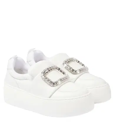 Roger Vivier Viv' Up leather slip-on sneakers | Thumbnail 1