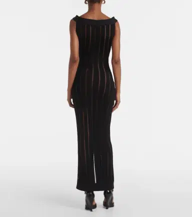 Nensi Dojaka Ribbed-knit maxi dress | Thumbnail 3