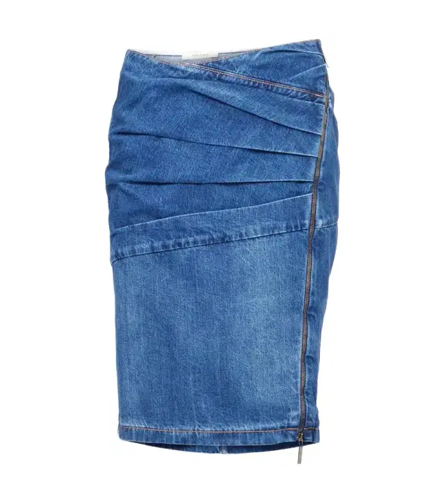 Nensi Dojaka Denim midi skirt