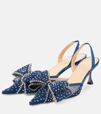 Mach & Mach Cadeau 65 embellished slingback pumps | Thumbnail 2