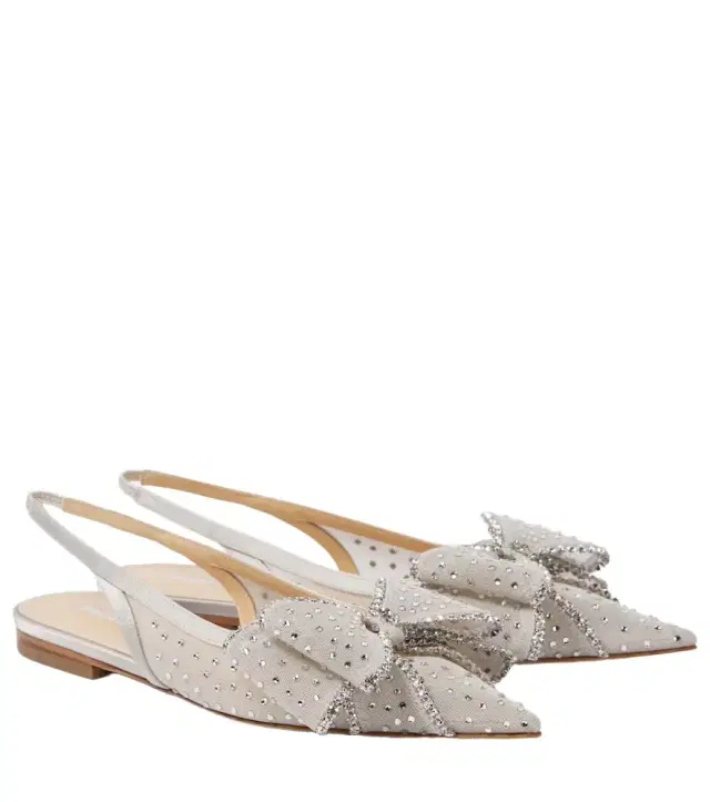 Mach & Mach Cadeau embellished ballet flats