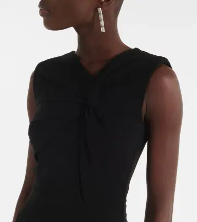 Roland Mouret Gathered cady midi dress | Thumbnail 3