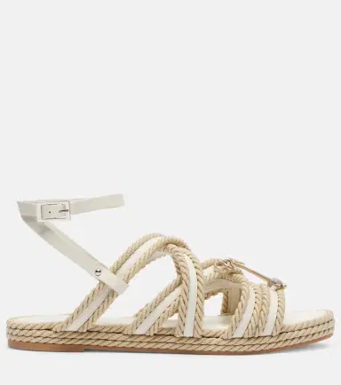 Mach & Mach Embellished woven sandals | Thumbnail 3 Mach & Mach Embellished woven sandals | Thumbnail 3