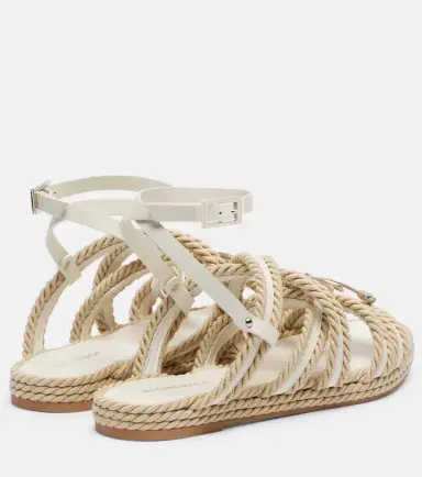Mach & Mach Embellished woven sandals | Thumbnail 4 Mach & Mach Embellished woven sandals | Thumbnail 4