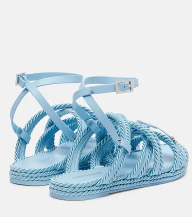 Mach & Mach Embellished woven sandals | Thumbnail 2 Mach & Mach Embellished woven sandals | Thumbnail 2
