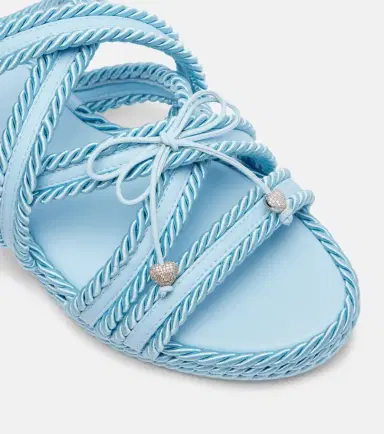 Mach & Mach Embellished woven sandals | Thumbnail 3 Mach & Mach Embellished woven sandals | Thumbnail 3