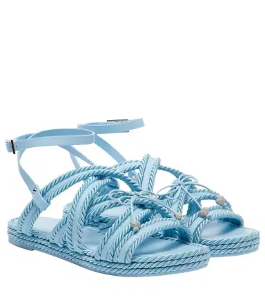 Mach & Mach Embellished woven sandals | Thumbnail 1 Mach & Mach Embellished woven sandals | Thumbnail 1
