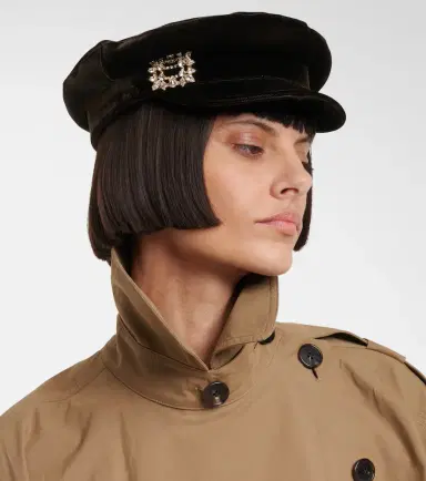 Roger Vivier Velvet newsboy cap | Thumbnail 3
