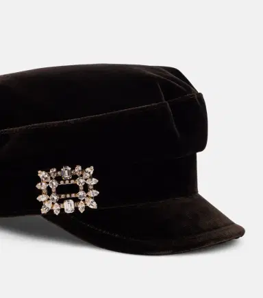 Roger Vivier Velvet newsboy cap | Thumbnail 4
