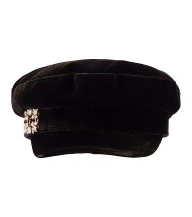 Roger Vivier Velvet newsboy cap | Thumbnail 1
