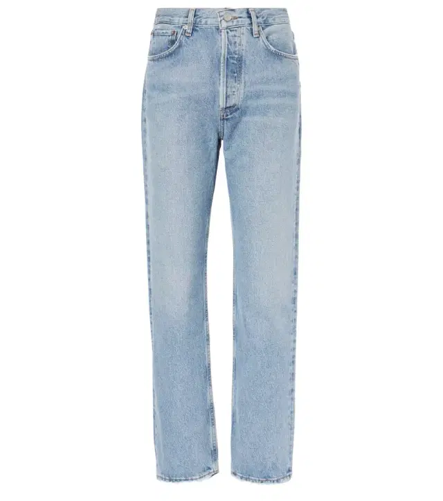 90's Pinch Waist high-rise straight jeans