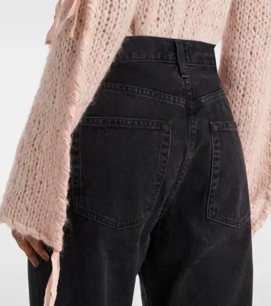 AGOLDE Kelly high-rise distressed straight jeans | Thumbnail 4 AGOLDE Kelly high-rise distressed straight jeans | Thumbnail 4