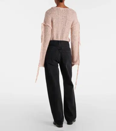 AGOLDE Kelly high-rise distressed straight jeans | Thumbnail 6 AGOLDE Kelly high-rise distressed straight jeans | Thumbnail 6