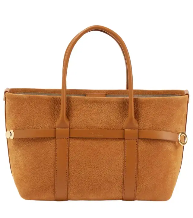 Loro Piana Ghiera Small leather tote bag