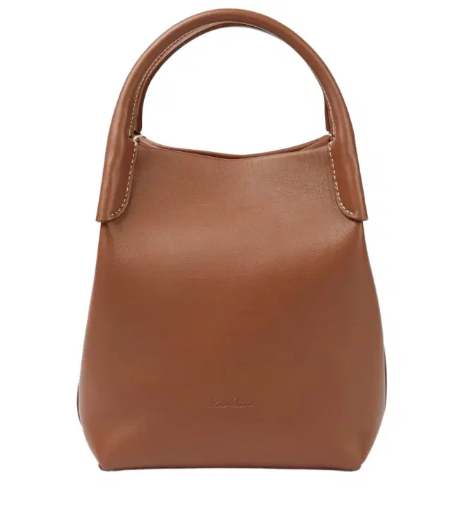 Loro Piana Bale Small leather tote bag