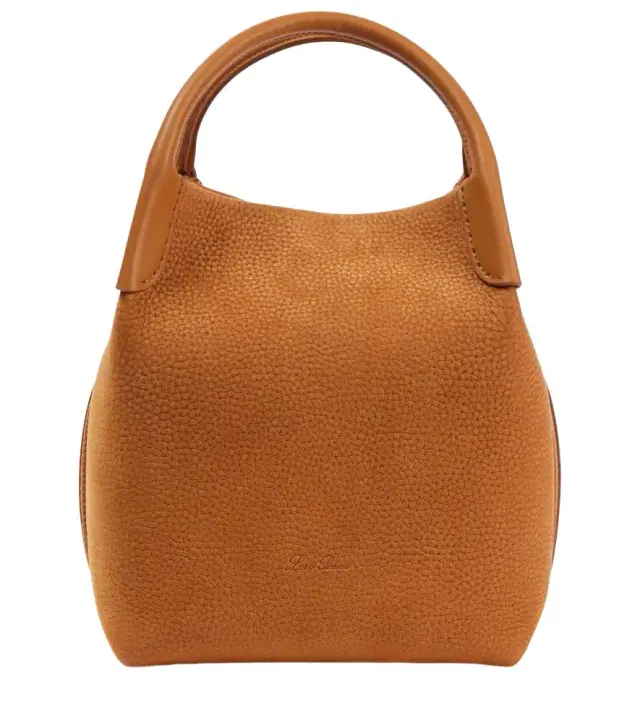 Loro Piana Bale Small leather tote bag