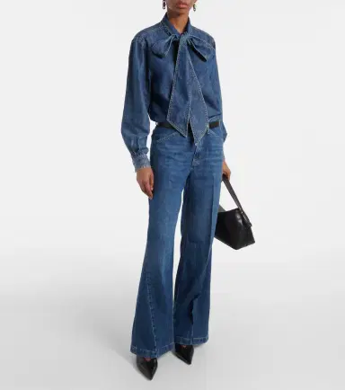 Frame Le Baggy Palazzo wide-leg jeans | Thumbnail 2
