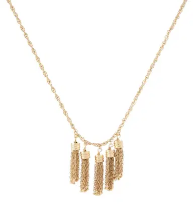 Chloé Chloé Chloé Pompoms pendant necklace | Thumbnail 1