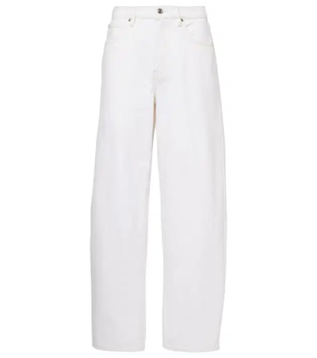 Frame Low Slung barrel-leg jeans