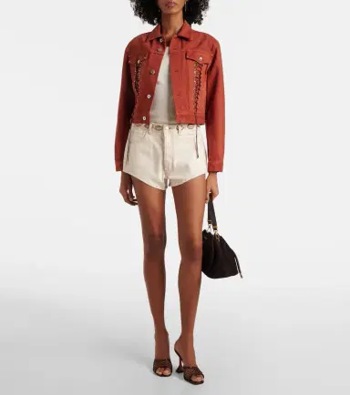 Alanui Ocean Dream denim shorts | Thumbnail 2 Alanui Ocean Dream denim shorts | Thumbnail 2