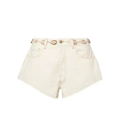 Alanui Ocean Dream denim shorts | Thumbnail 1 Alanui Ocean Dream denim shorts | Thumbnail 1