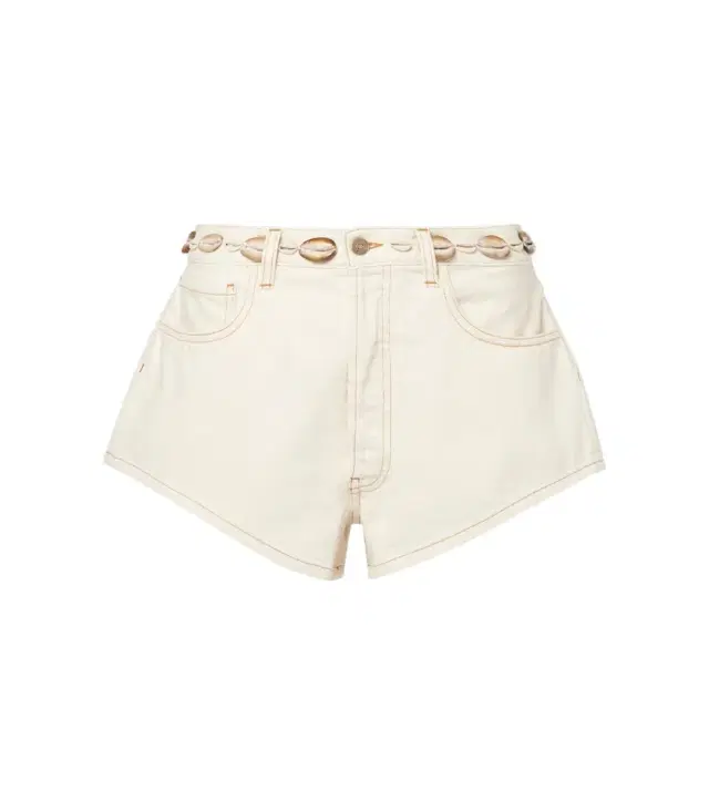 Alanui Ocean Dream denim shorts