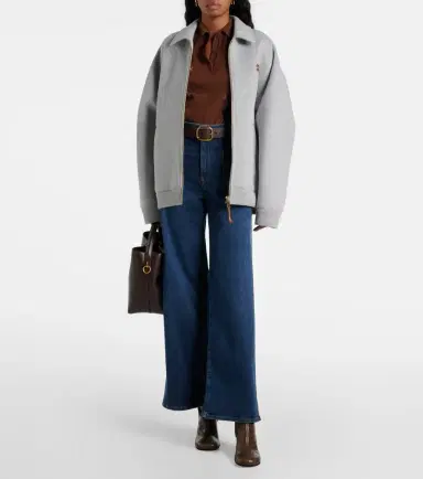 Frame Le Slim Palazzo high-rise wide-leg jeans | Thumbnail 6