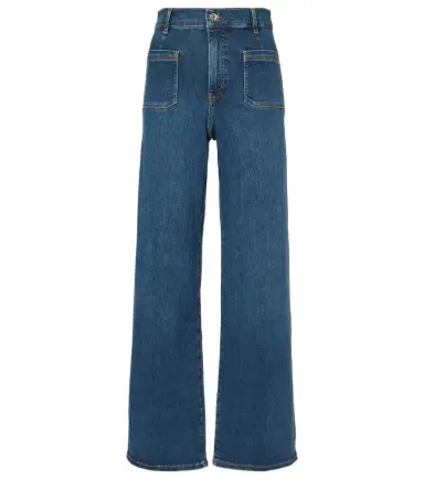 Frame Le Slim Palazzo high-rise wide-leg jeans | Thumbnail 1
