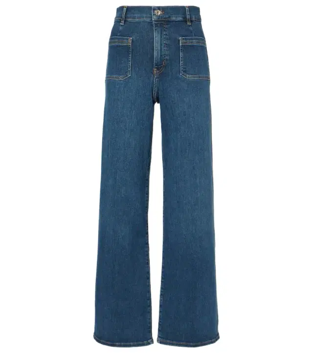 Frame Le Slim Palazzo high-rise wide-leg jeans