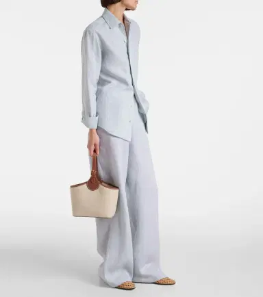 Loro Piana Bobbin canvas tote bag | Thumbnail 5
