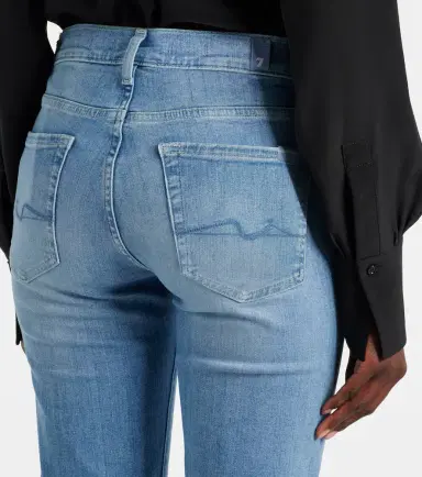 7 For All Mankind Mid-rise flared jeans | Thumbnail 3
