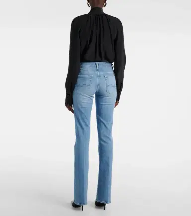 7 For All Mankind Mid-rise flared jeans | Thumbnail 4