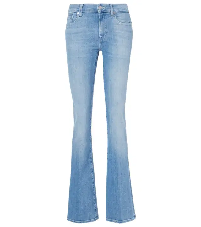 7 For All Mankind Mid-rise flared jeans