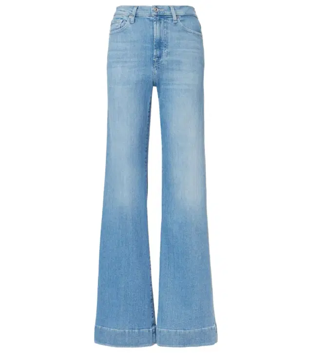 7 For All Mankind High-rise wide-leg jeans