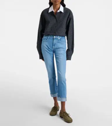 7 For All Mankind Mid-rise skinny jeans | Thumbnail 4