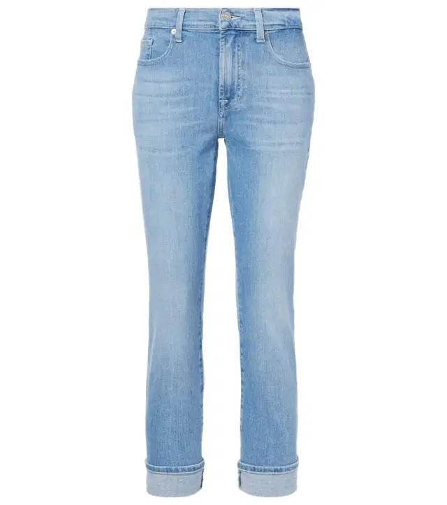 7 For All Mankind Mid-rise skinny jeans