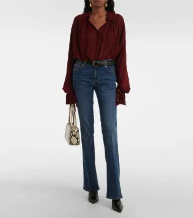 7 For All Mankind Low-rise bootcut jeans | Thumbnail 2