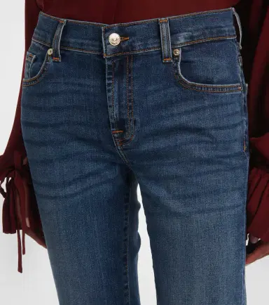 7 For All Mankind Low-rise bootcut jeans | Thumbnail 4