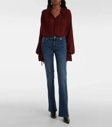 7 For All Mankind Low-rise bootcut jeans | Thumbnail 5