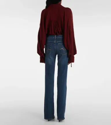 7 For All Mankind Low-rise bootcut jeans | Thumbnail 7