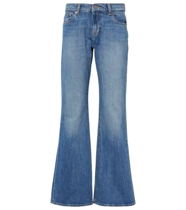 7 For All Mankind Mankind high-rise flared jeans