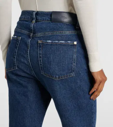 7 For All Mankind High-rise cropped straight jeans | Thumbnail 5