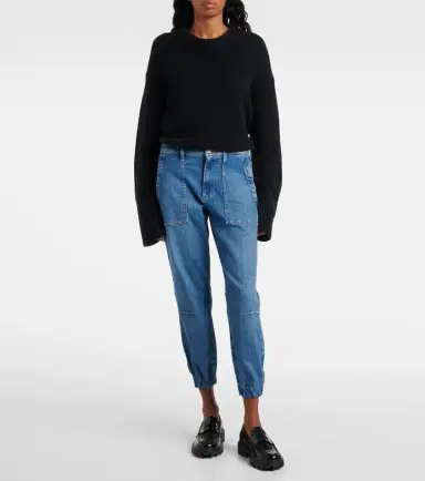 7 For All Mankind High-rise straight jeans | Thumbnail 2