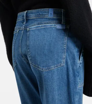 7 For All Mankind High-rise straight jeans | Thumbnail 6
