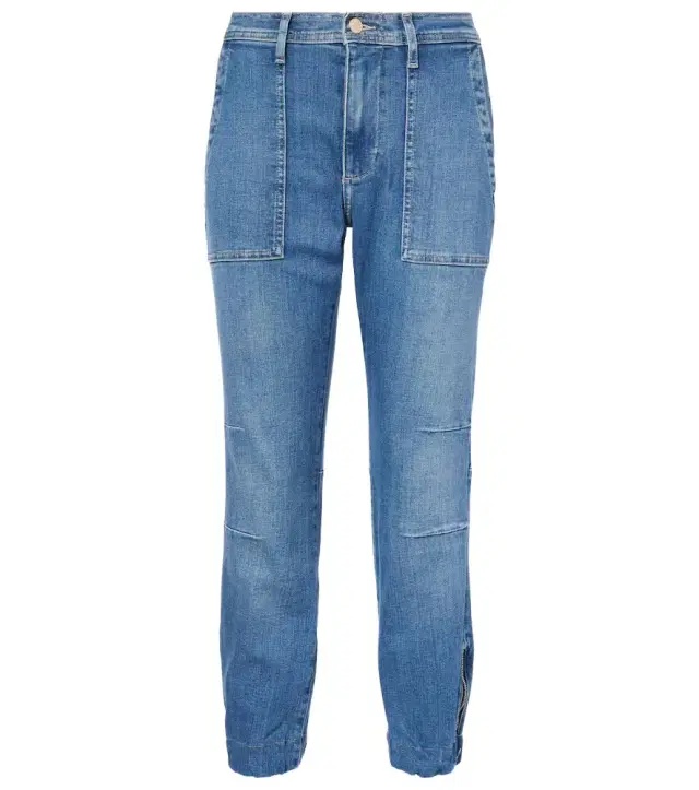 7 For All Mankind High-rise straight jeans
