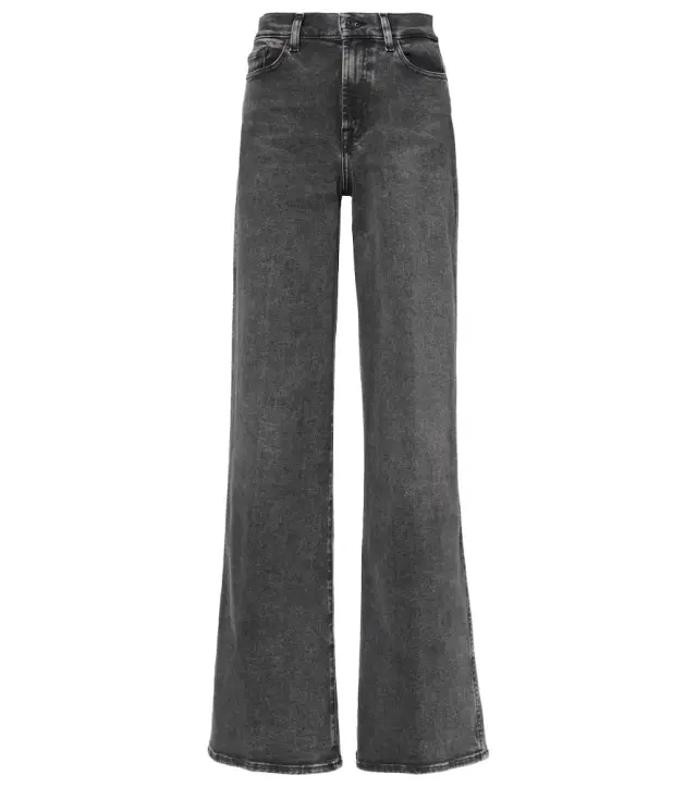 7 For All Mankind High-rise wide-leg jeans