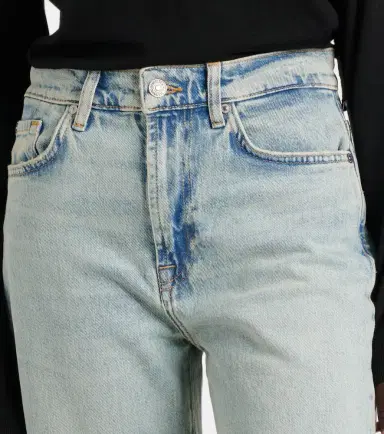 7 For All Mankind High-rise straight jeans | Thumbnail 4