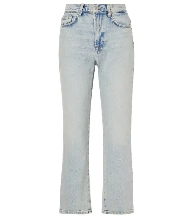 7 For All Mankind High-rise straight jeans