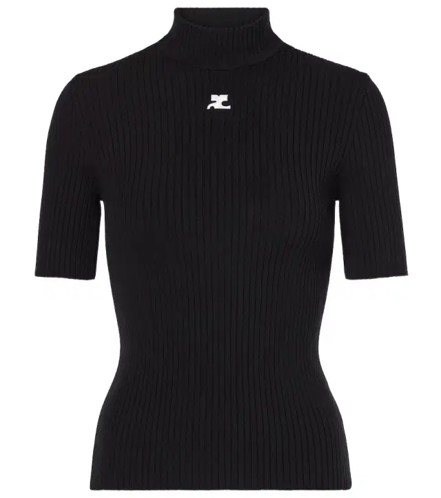 Courreges Courrèges Reedition ribbed-knit top